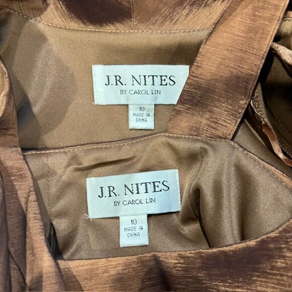 J.R. Nites Bronze & Black Jacket & Matching Tank Size 10 - Picture 11 of 11